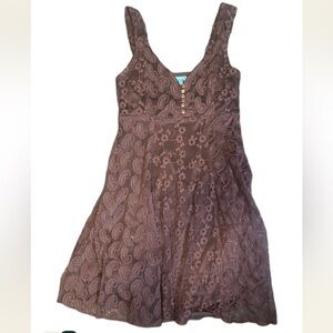 Cowgirl Paisley Floral Fit and Flare Empire Waist Midi Dress